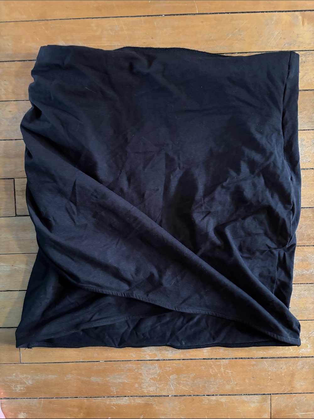NWT Divided H&M Sleek Black Wrap Mini Skirt